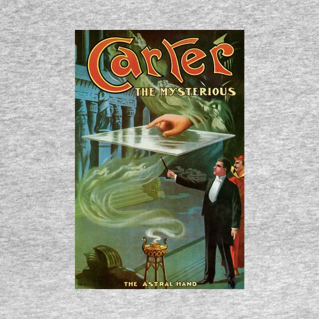 Vintage Magic Poster Art, Carter the Mysterious by MasterpieceCafe